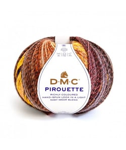 Fil à tricoter PIROUETTE - 200gr - DMC 708 Jaune