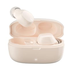 Ecouteurs Bluetooth Sans Fil AI Réduction De Bruit Audio Hi-Res 36Hrs Autonomie Beige 2 YONIS
