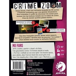 Crime Zoom : No Furs - Asmodee