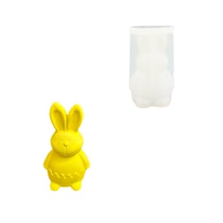Moule en silicone 9,2cm x 5,2cm x 4,5cm - Lapin petit