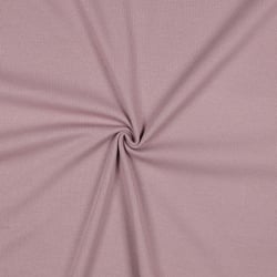 Tissu Jersey Coton côtelé uni Vieux rose