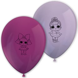 8 Ballons LOL Surprise Rose