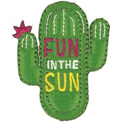 Ecusson thermocollant cactus 5,5x5cm