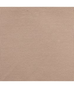 Tissu coton nid d'abeille maille de 140 cm de largeur Ecru vendu par 50 cm
