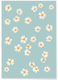 Affiche Abstract Flower 3 | A3 : 29,7x42cm
