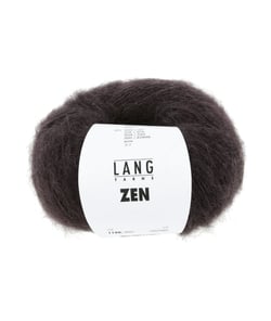 Pelote de Laine, Alpaga et Soie à tricoter ZEN - 25GR - Lang Yarns 0067 Gris