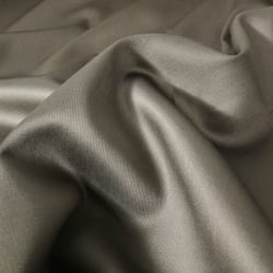 Tissu Satin de Coton uni Taupe