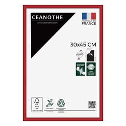 Cadre photo Essentiel exposition rouge 30x45 cm