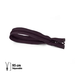 Fermeture éclair Z54 - moulée 6mm Séparable - 95 cm