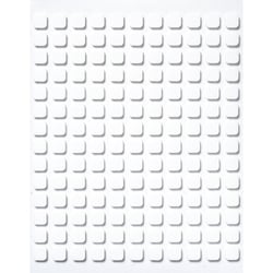 3 - D plaquettes adhésives, 6,5x6,5x2mm, 1 plaque = 154 pièces