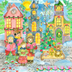 Puzzle 1000 pièces - Les Chants de Noël - Grafika