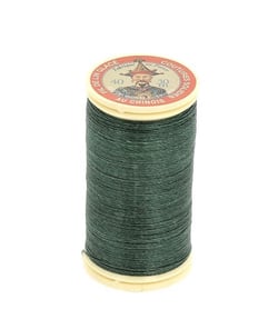 Fil lin glacé 30 m – Fil au Chinois – N° 40 – Fil de lin retors, lisse, résistant 894 Vert Foncé