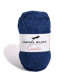 Pelote de coton Comète - Cheval Blanc 066 Bleu