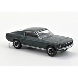 Voiture Miniature de Collection - NOREV - FORD Mustang GT Fastback - 1968 - Vert - 1/43