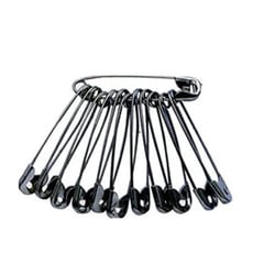 34 grammes d'épingles de sureté en acier 30mm