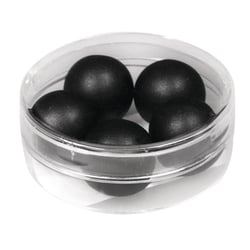Rayher - Perle satinée SilkBead ø 14mm Noir 5 pièces