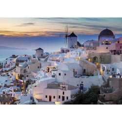 Puzzle couche du soleil dans l'archipel de santorin 1000 pieces - collection paysage - ravensburger - 196111