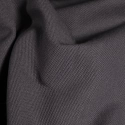 Tissu Toile de coton uni Grande largeur Gris acier