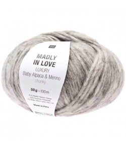 MADLY IN LOVE - Baby Alpaga et Mérino à tricoter - Rico Design 03 Gris