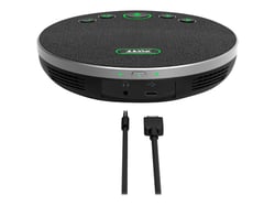 PORT Connect  Terminal USB-C / USB-A d'audio conférence haut-parleur avec 2 microphones noir