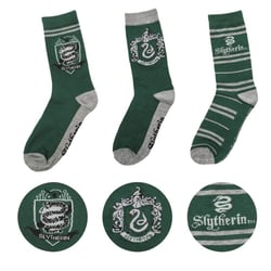 Harry Potter - Pack 3 paires de chaussettes Slytherin - Cinereplicas