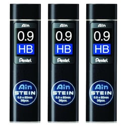Mine de rechange pour porte-mine PENTEL - Lot de 3 étuis de 36 mines - 0,9 mm - HB