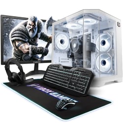 Vibox I-524 PC Gamer Complet • 22 pouces Écran • Ryzen 3 3200G 4,0 GHz • Radeon Vega 8 • 8 Go RAM • 480 Go SSD • Linux • WiFi