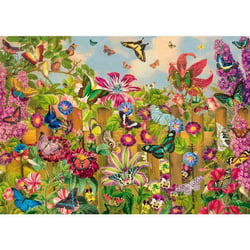Puzzle 2000 pièces - Magnifique Jardin de Papillons - Schmidt Spiele