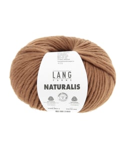 Pelote de laine Mérinos à tricoter Naturalis - Lang Yarns 11 caramel