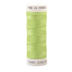 Fil à coudre polyester 100m made in France - vert anis 518