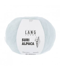 Pelote de 100% Alpaga SURI ALPACA - 25GR - Lang Yarns 0021 Bleu