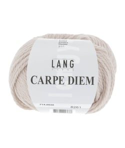 Pelote de Laine et Alpaga à tricoter CARPE DIEM - Lang Yarns 0026 Marron Sable
