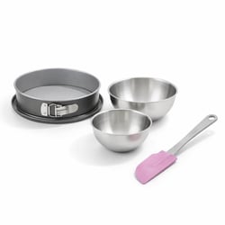 Set de 4 ustensiles de pâtisserie moule à gâteaux 2 bols et spatule pâtisserie Zenker Energy
