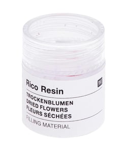 Matériau de Remplissage de Fleurs Séchées pour Résine - Créez des Bijoux Naturels - Rico Design Multicolore