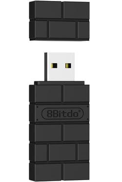 8Bitdo Adaptateur Bluetooth Version 2 pour Windows/Steam Deck/Raspberry Pi/Nintendo Switch
