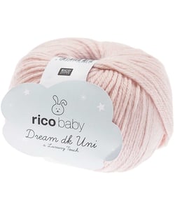 Fil à tricoter Rico Baby Dream Uni Dk - Rico Design 02 Rose