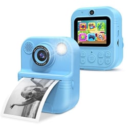 Appareil Photo Enfant Multifonction Écran 2.4 Pouces Impression Instantanée Bleu YONIS
