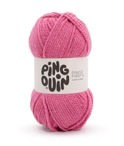 Pelote à Tricoter PINGO FIRST 6 - 100 g - Pingouin : Douceur, Polyvalence et Petit Prix Rose Pivoine