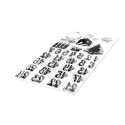 Clear Stamps - Calendr.de l'avent Classic, 97x205mm, 33 motifs, 1feuille