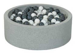 Piscine à balles Aire de jeu + 450 balles blanc,gris - Velinda