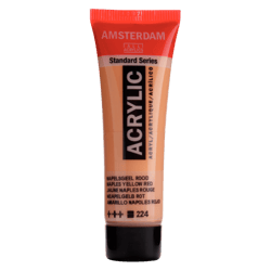 Peinture acrylique en tube - Jaune de Naples rouge - 224 - Amsterdam - 20ml