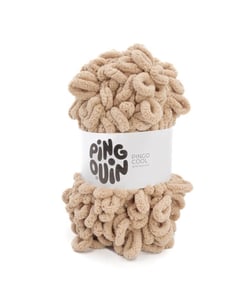 Fil fantaisie à tricoter PINGO COOL - 100GR - Pingouin Lin Marron