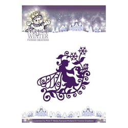 Die matrice de découpe embossage Yvonne Créations Magical Winter FAIRY 10043
