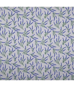 Tissu coton bouquet de lavande de 150 cm de largeur Violet vendu par 50 cm