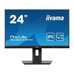 Écran PC - IIYAMA - XUB2491H-B1 - 23,8 FHD - IPS - 100Hz - 0,5ms - HDMI/DP - VESA 100x100 - Pied réglable + Pivot - Noir