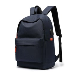 Sac À Dos Ordinateur Léger Grande Capacité Avec Port USB Et Design Ergonomique Bleu YONIS