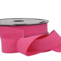 Bobine 50m sergé coton Rose fuchsia