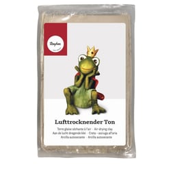Terre glaise séchante à  l'air, 1kg, blanc