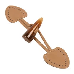 Brandebourg simili prétroué 3,5x17cm beige