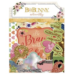BoBunny - Die Cut Chipboard Noteworthy Calendar Girl 100 pièces